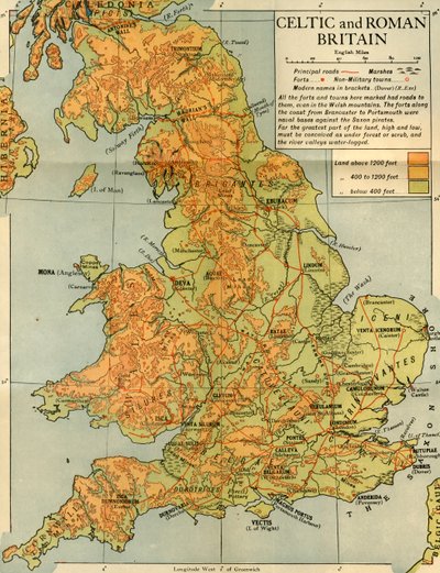 Keltská a římská Británie, 1926. od Emery Walker