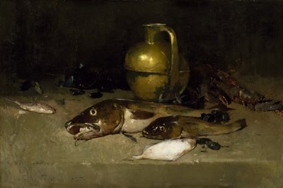 Zátiší s rybami, 1897 od Emil Carlsen