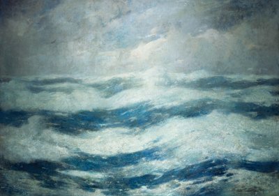 Nebe a oceán od Emil Carlsen