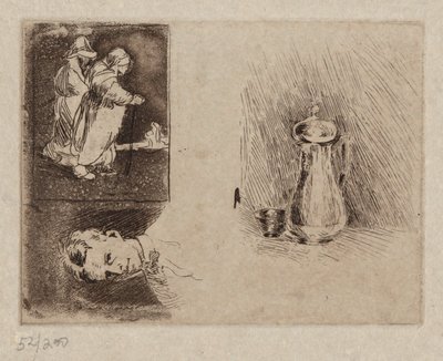Tři studie od Emil Carlsen