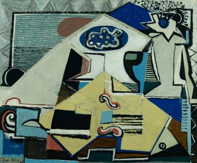 Zátiší pro violoncello; Nature Morte au Violoncelle od Emil Filla