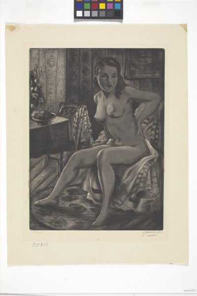 Dolores (akvatinta) od Emil Ganso