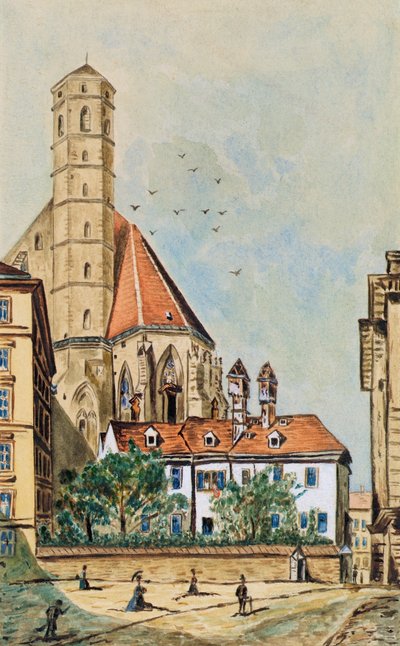Minoritský kostel ve Vídni od Emil Hütter