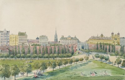 Stubenbastei a Stubentor ve Vídni od Emil Hütter