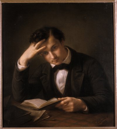 Mladý student, 1858 od Emil Jacobs