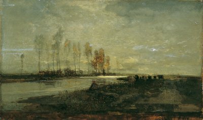 Na Dyji u Lundenburgu II od Emil Jakob Schindler