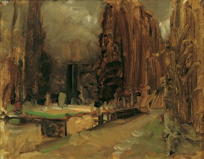 Hřbitov v Gravosa u Ragusy (studie pro Pax) od Emil Jakob Schindler