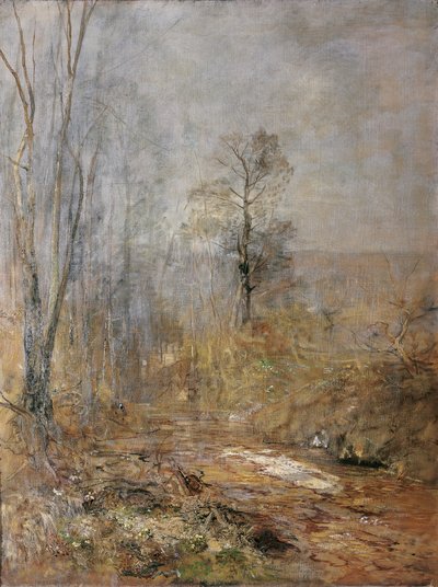Březnová nálada - předjaří ve Vídeňském lese od Emil Jakob Schindler