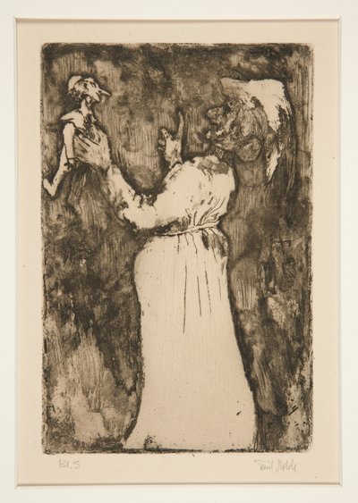 The Little Puppet, deska 7 z Fantasies (Fantasy) od Emil Nolde