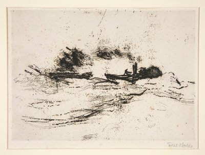 vlečný člun od Emil Nolde