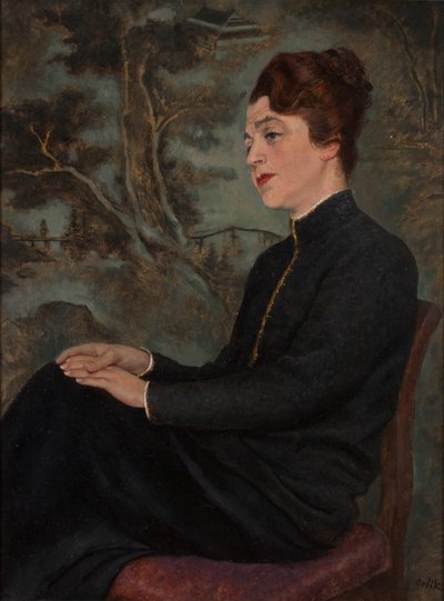 portrét dámy od Emil Orlik