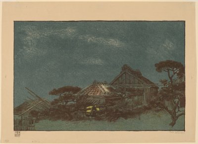 Večer ve Fukagawě od Emil Orlik