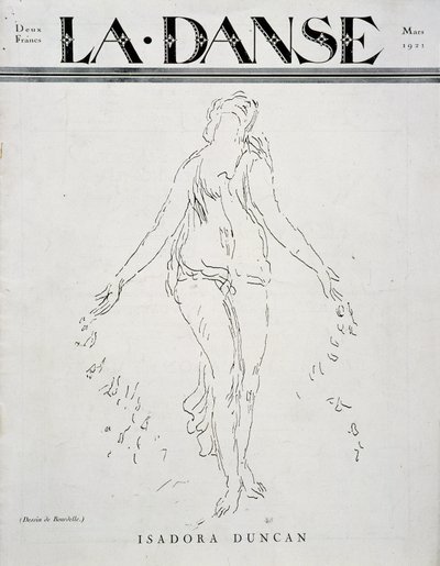 Isadora Duncan (americká tanečnice irského původu od Emile Antoine Bourdelle