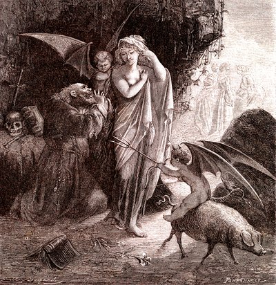 Svatý muž. 1866 (rytina) od Emile Antoine Bayard