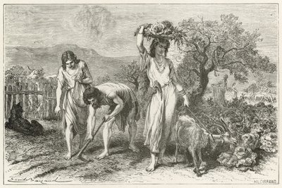 Zahradní kultura v době bronzové od Emile Antoine Bayard