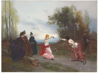 Souboj, 1884 od Emile Antoine Bayard