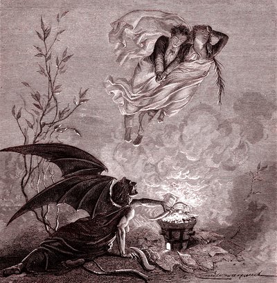 Sebevražda. 1834 (rytina) od Emile Antoine Bayard