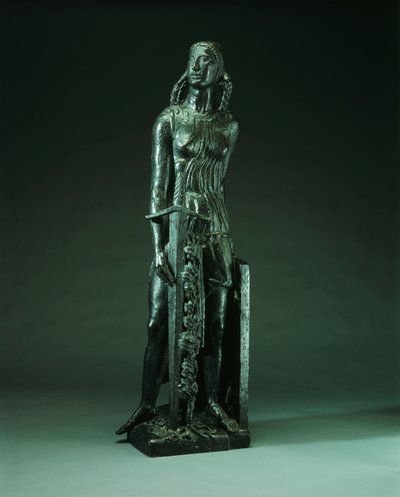 Victory, cca 1921 (bronz s tmavě hnědou patinou) od Emile Antoine Bourdelle