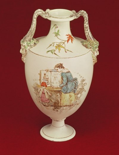 Váza Wedgwood, konec 19. století od Emile Aubert Lessore