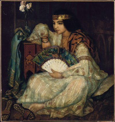 Sedící orientální kráska od Emile Bernard