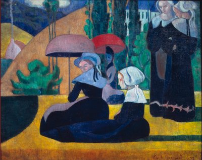 Bretonské ženy ve stínu od Emile Bernard