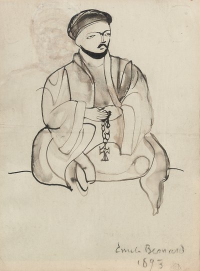 Koptský kněz, 1893 od Emile Bernard
