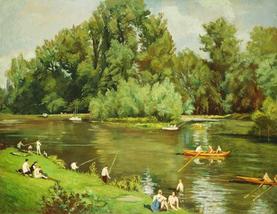 Edge of the Marne, kolem roku 1932 od Emile Bernard