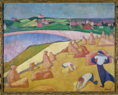 Čas sklizně u moře, 1891 od Emile Bernard