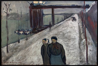 Quai de Clichy - 1887 (olej na plátně) od Emile Bernard