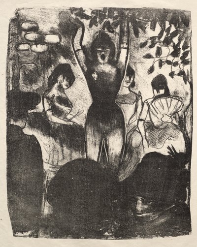 Zpěvák na Café-Koncert od Emile Bernard