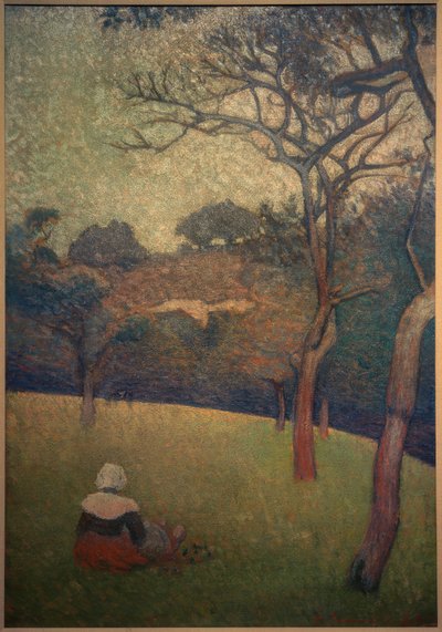 Sedící Bretonka od Emile Bernard