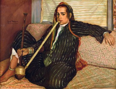 Smoking Haschich, 1900 od Emile Bernard