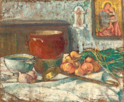 Zátiší s cibulí, 1889 od Emile Bernard