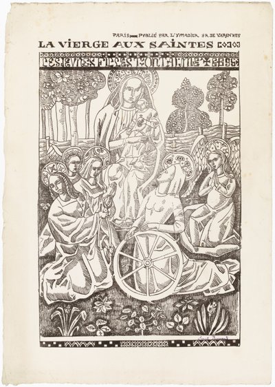 Svaté panny od Emile Bernard