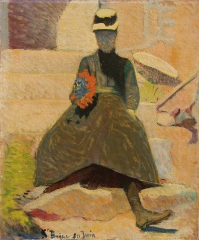 Žena v Saint-Briac, 1886 od Emile Bernard