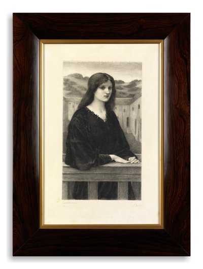 Vespertina Quies (lept tištěný na pergamenu) od Emile Boilvin