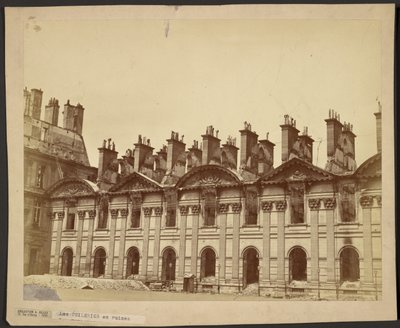 Les Tuileries a zříceniny od Emile Bondonneau