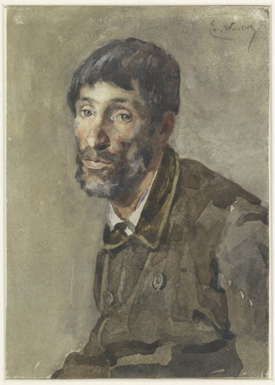 Portrét muže od Emile Charles Wauters