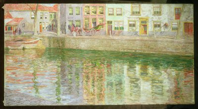 Přes kanál, 1900 od Emile Claus