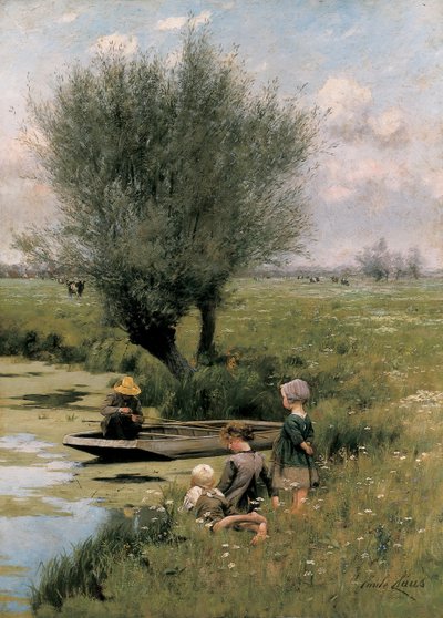 U řeky od Emile Claus
