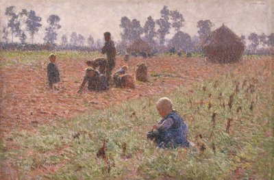 Sběr kukuřice od Emile Claus