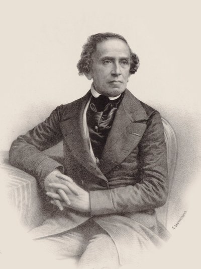 Portrét skladatele Giacoma Meyerbeera 1791-1864, 1857. od Emile Desmaisons