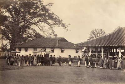 Svatební průvod, Cochin, Čína, 1866. od Emile Gsell