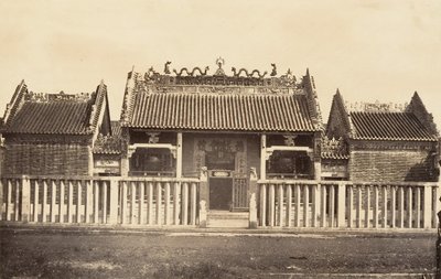 Čínská městská pagoda, 1866. od Emile Gsell