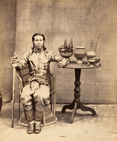 Phra-Kéo-Pha, bratr krále, 1866. od Emile Gsell