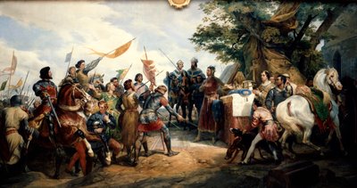Bitva u Bouvines, 27. července 1214 1827. od Emile Jean Horace Vernet