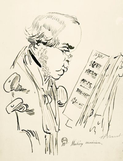 Portrét Jacquese Fromentala Elie Levyho, známého jako Halevy (Paříž od Emile Jean Horace Vernet