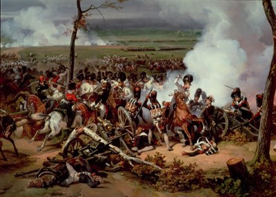 Bitva u Hanau, 1813, 1824 (detail) od Emile Jean Horace Vernet