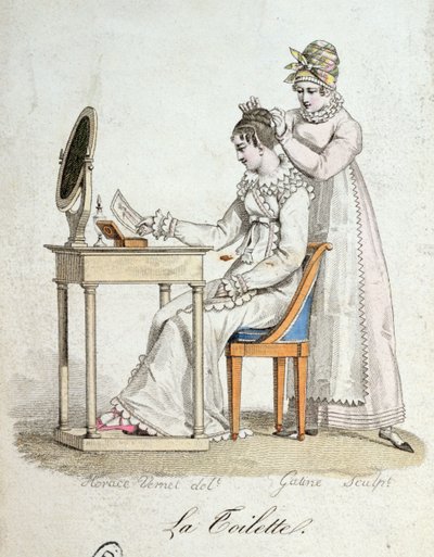 Toaletní stolek, kolem roku 1816 od Emile Jean Horace Vernet
