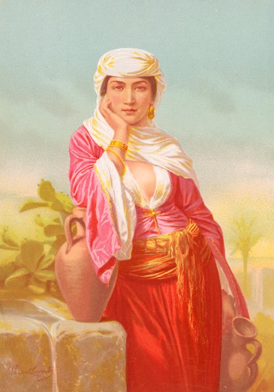Žena ze Samaří od Emile Jean Horace Vernet